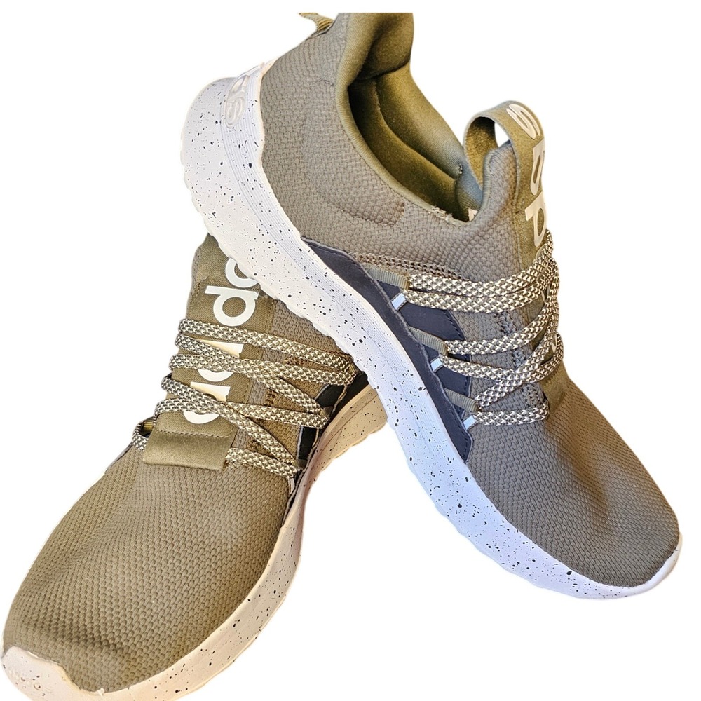 Adidas Lite Racer Adapt 5.0 Olive Green Mens Running Shoes IF5051 Size 11